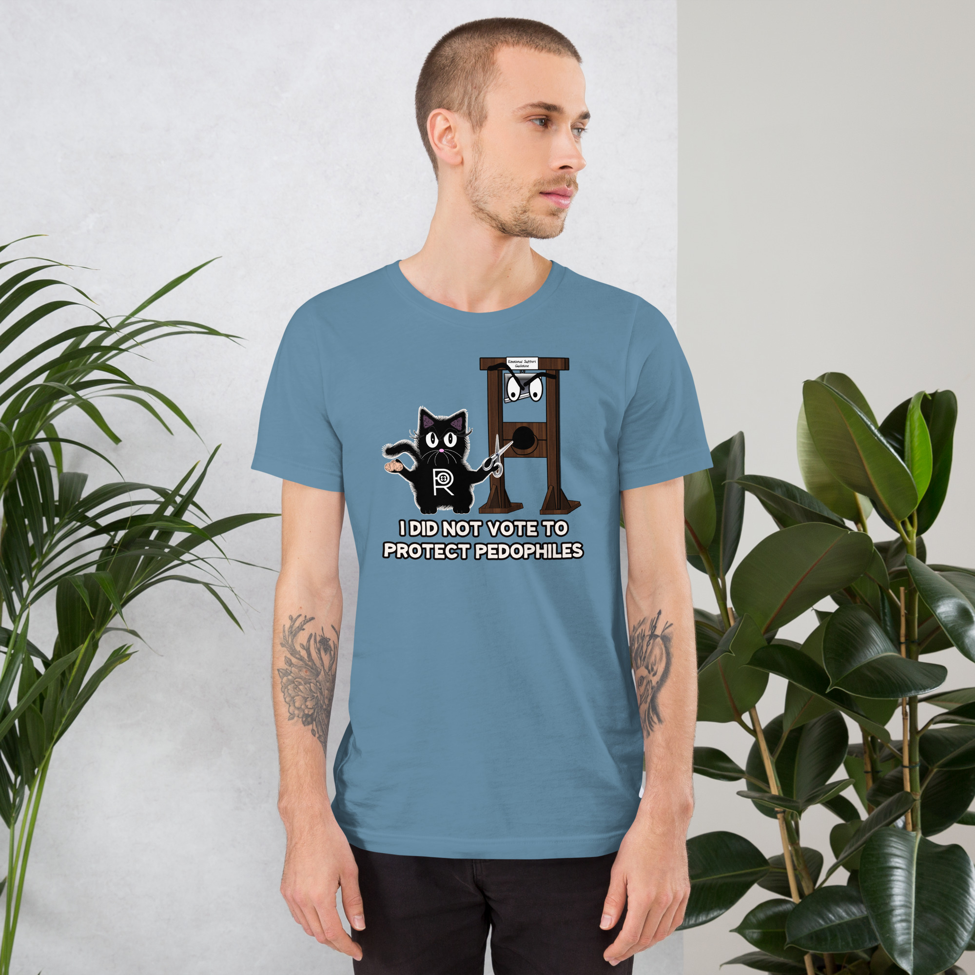 R - I Did Not Vote To Protect Pedophiles Light Style Unisex T-shirt - Image 2