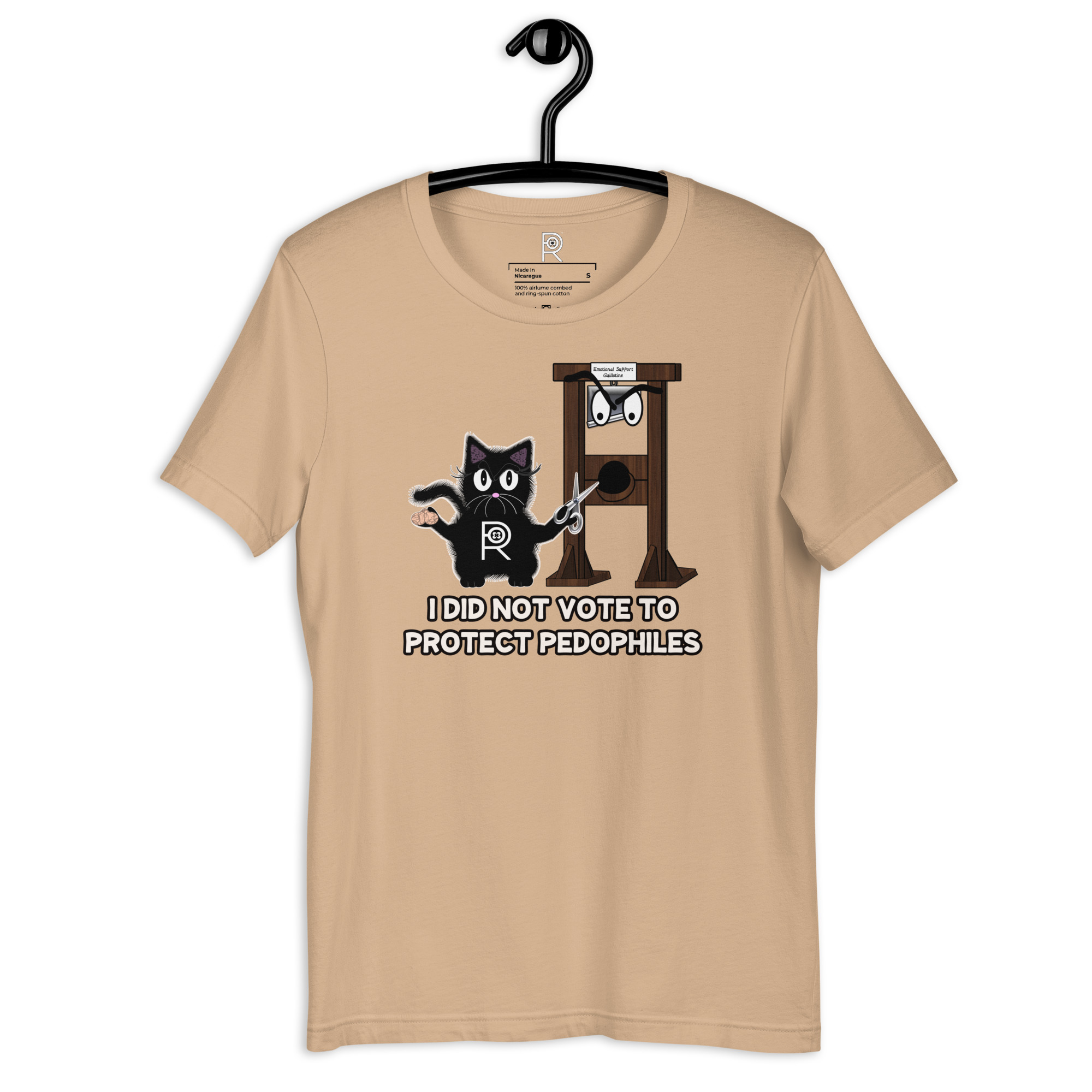 R - I Did Not Vote To Protect Pedophiles Light Style Unisex T-shirt - Image 17