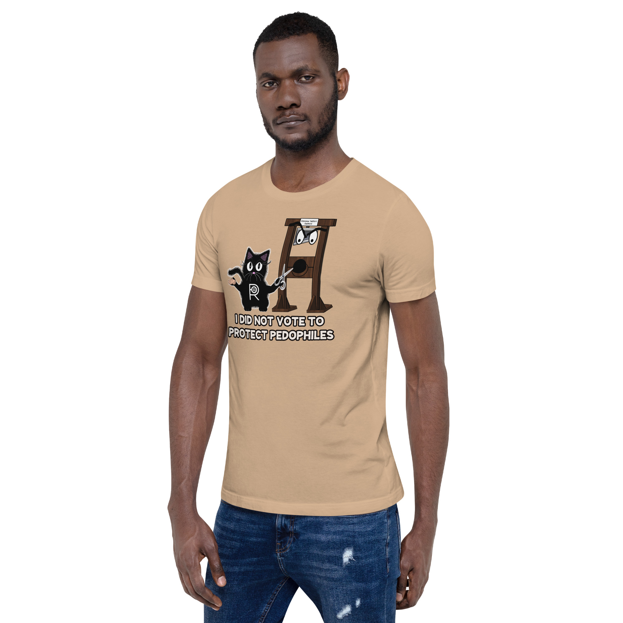 R - I Did Not Vote To Protect Pedophiles Light Style Unisex T-shirt - Image 5