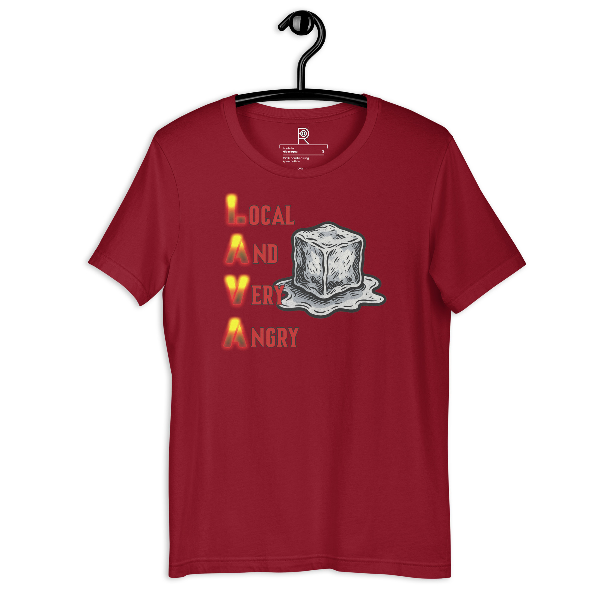 R - LAVA - Local And Very Angry Dark Style Unisex T-shirt - Image 20