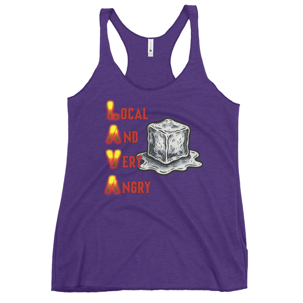 R - Local And Very Angry Women's Racerback Tank - Image 8