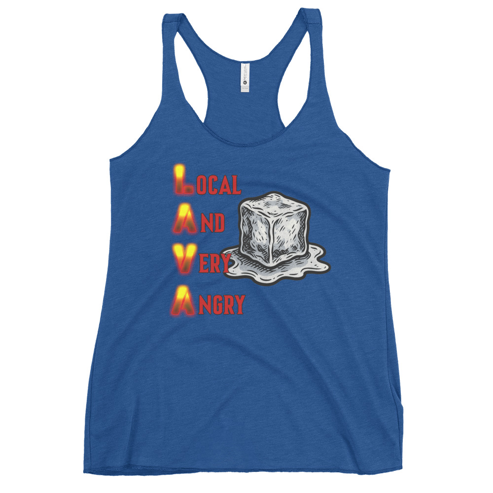 R - Local And Very Angry Women's Racerback Tank - Image 12