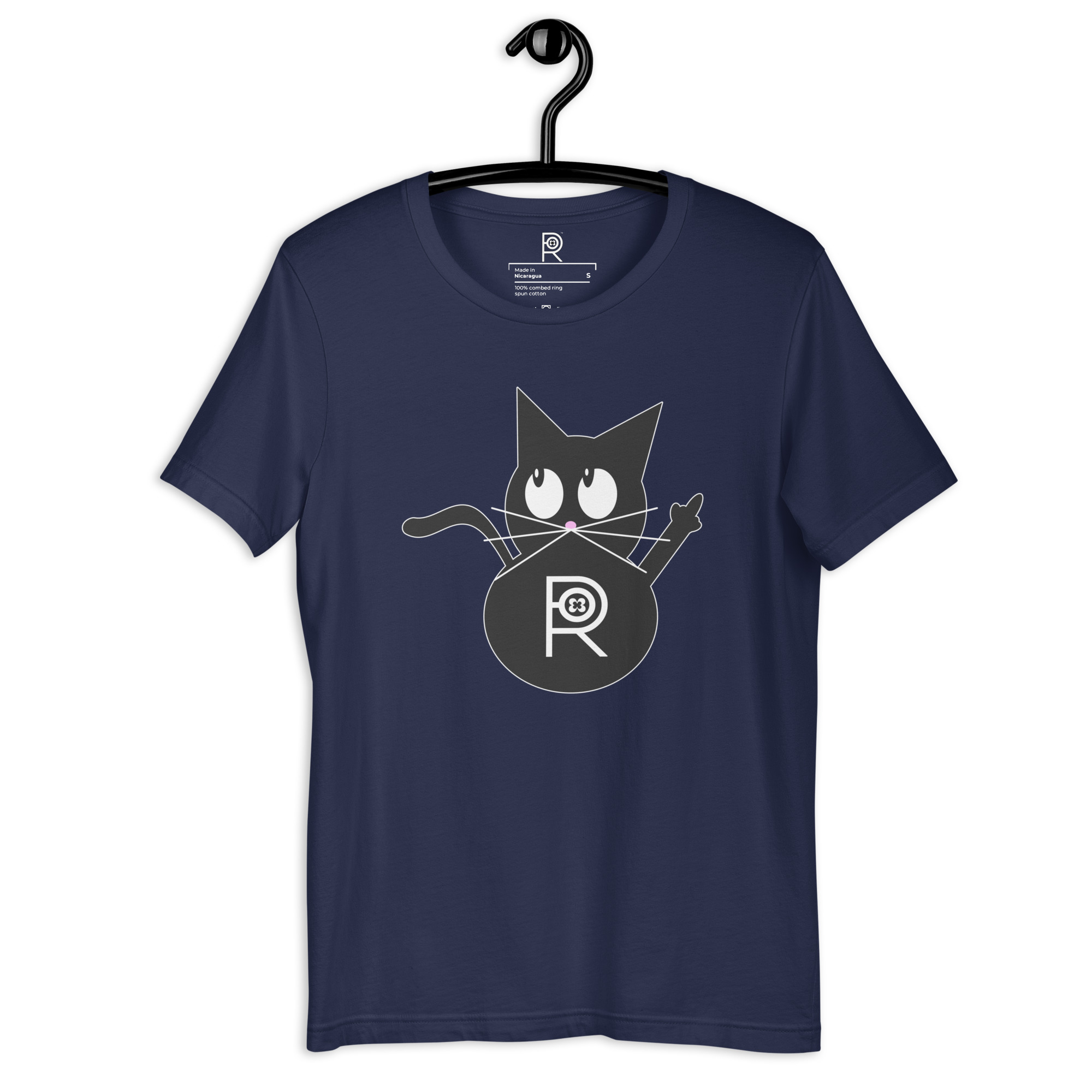R - Resistance Kitty FU Dark Style Unisex T-shirt - Image 10
