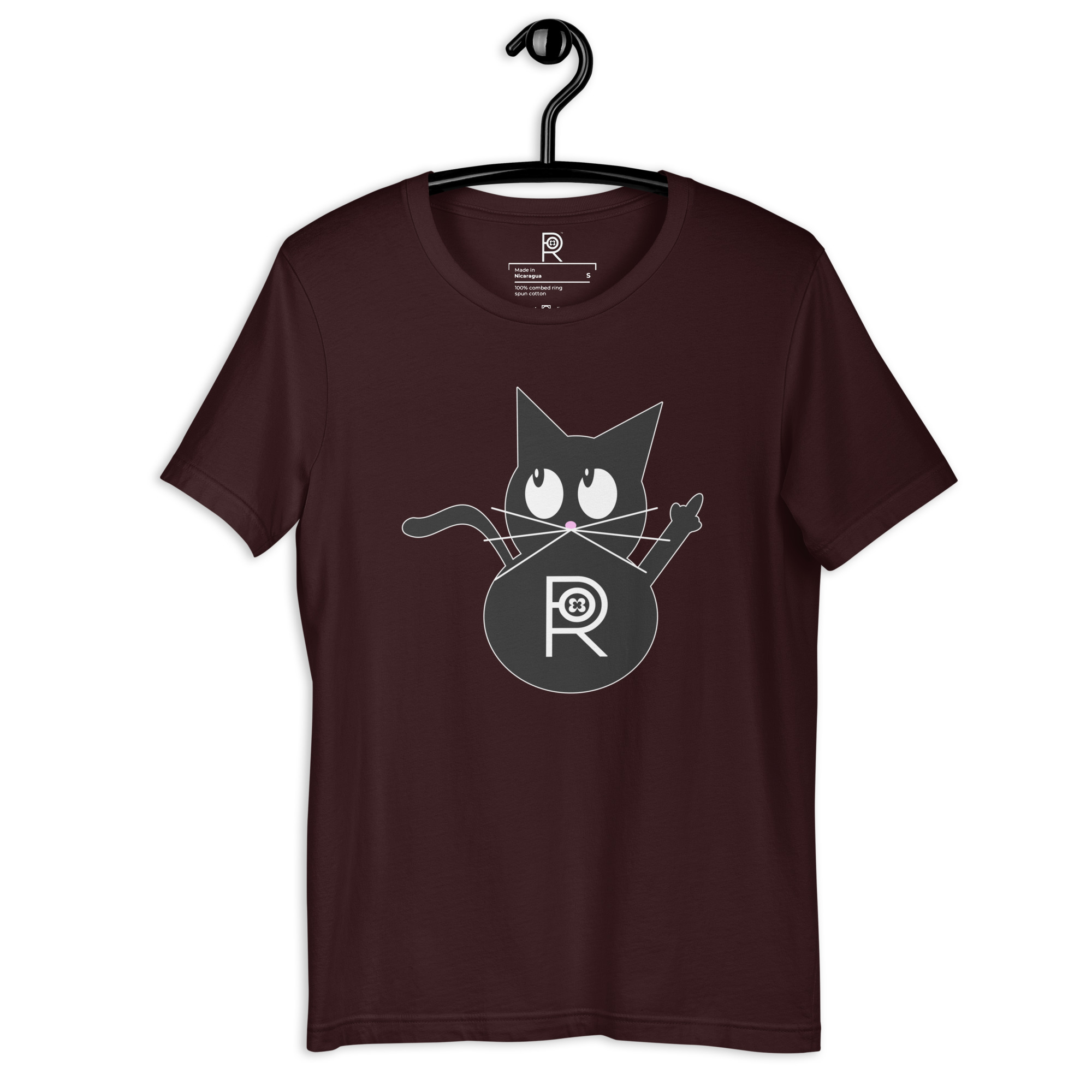 R - Resistance Kitty FU Dark Style Unisex T-shirt - Image 8