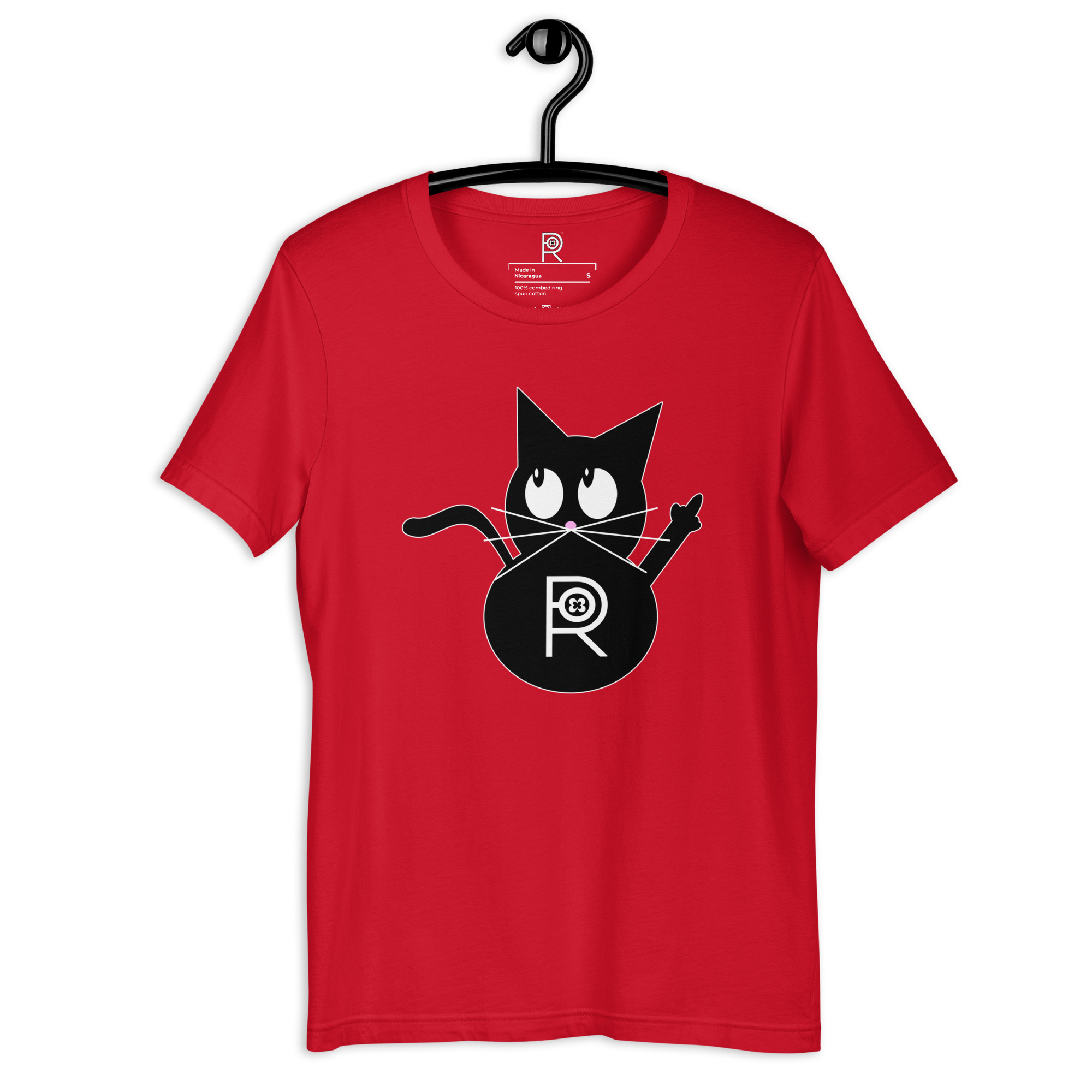 R - Resistance Kitty FU Dark Style Unisex T-shirt - Image 15