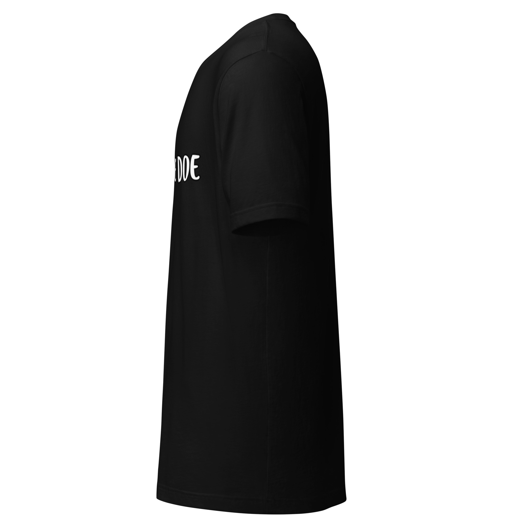 R - I Am Jane Doe - Black Unisex T-shirt - Image 3