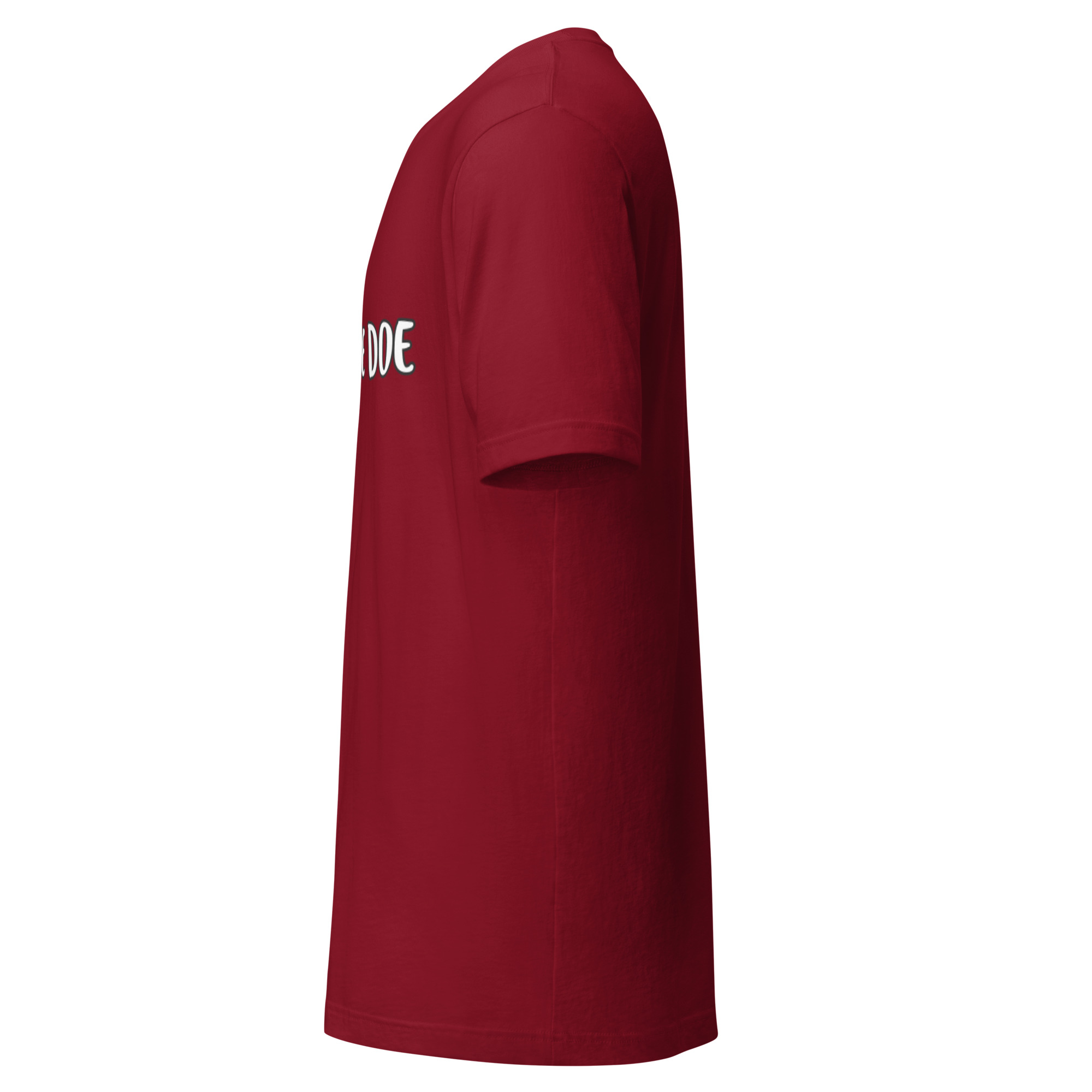 R - I Am Jane Doe - Cardinal Red Unisex T-shirt - Image 3