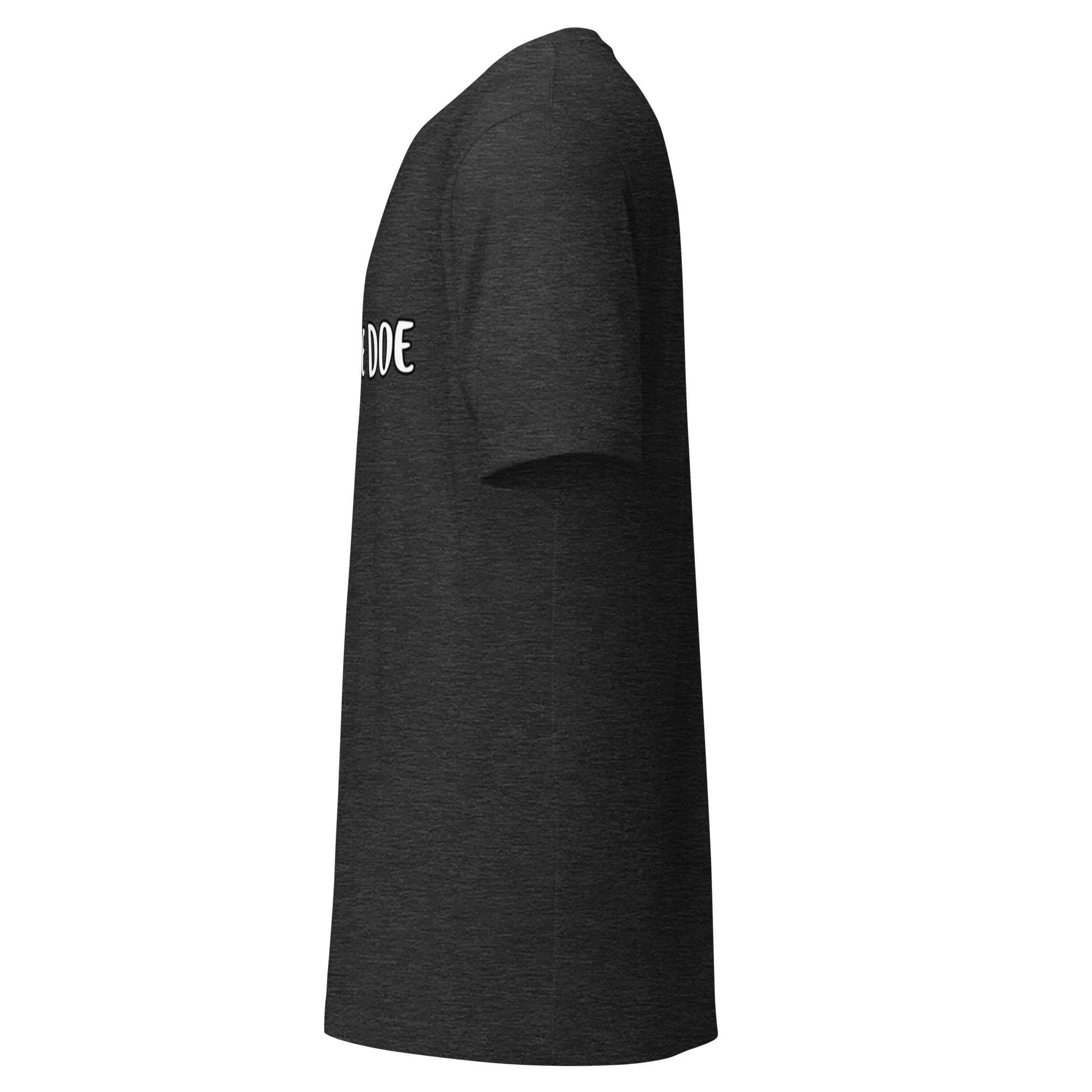 R - I Am Jane Doe - Dark Grey Heather Unisex T-shirt - Image 3