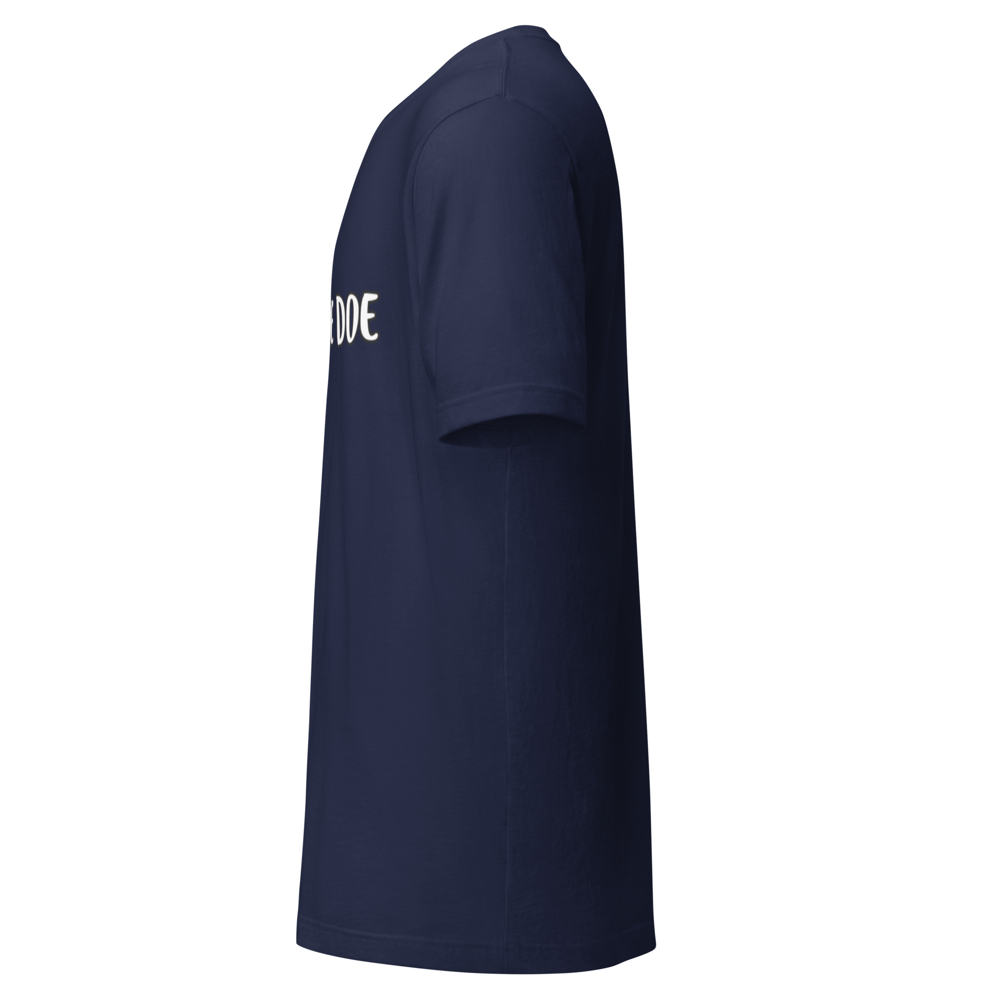 R - I Am Jane Doe - Navy Unisex T-shirt - Image 3