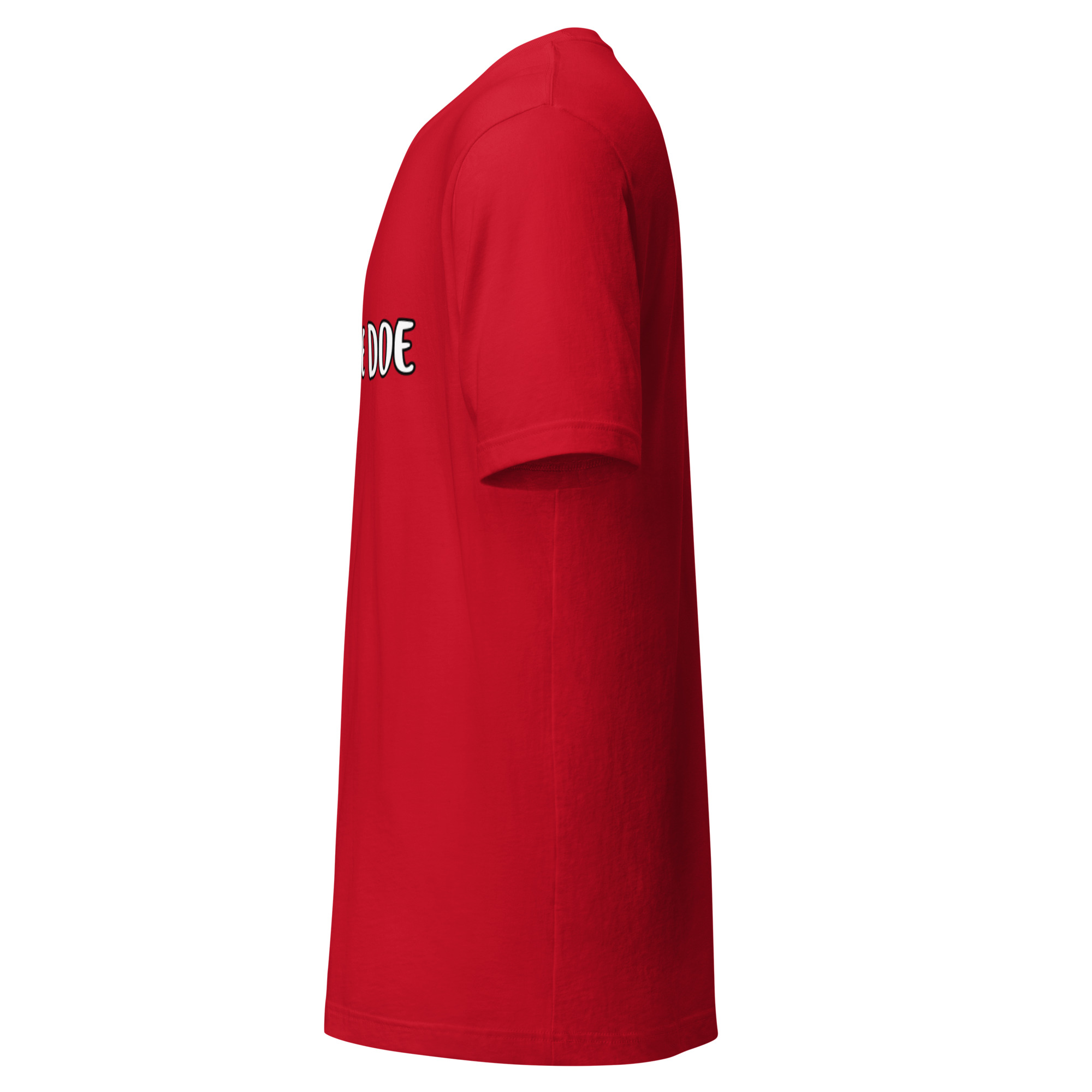 R - I Am Jane Doe - Red Style Unisex T-shirt - Image 3